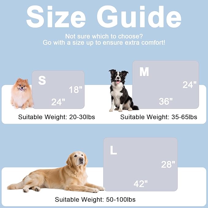 Cooling Mat for Dogs, Q-Max>0.5 Thin Breathable Dog Cooling Mat Blanket for Dogs - Image 5