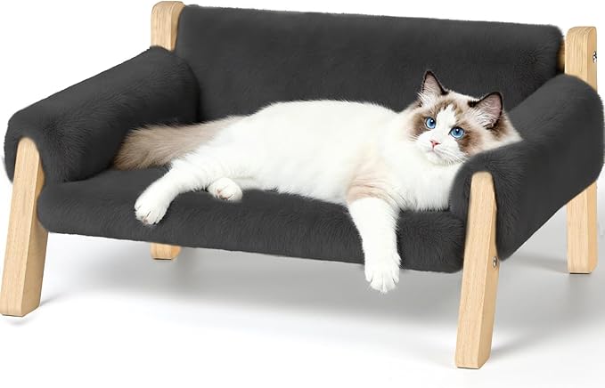 FAMIDGE Elevated Cat Couch Bed for Indoor Cats by FAMIDGE