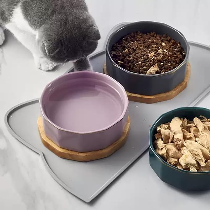 Cat Food Mat, Silicone Non Slip Dog Bowl Mat Waterproof Cat Feeding Mat Stop - Image 6