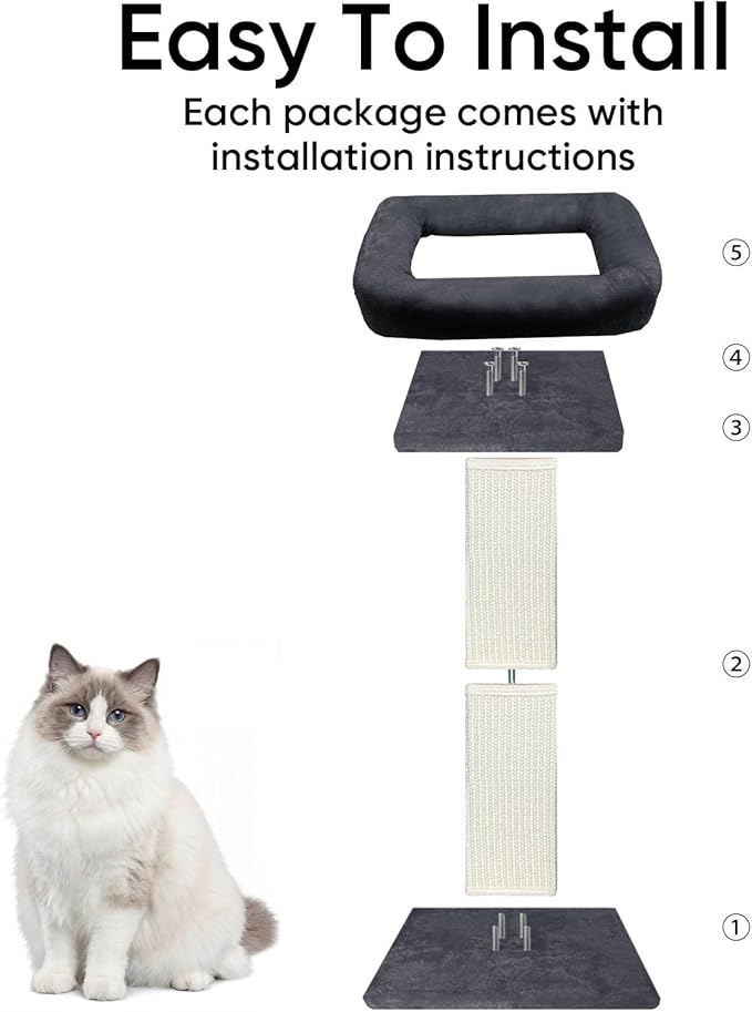 Cat Scratching Post, 32”Cat Scratcher - Image 4