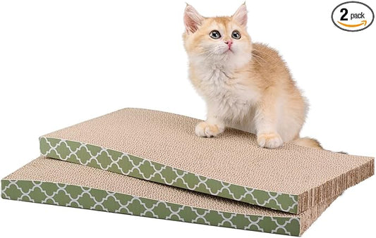 Cat Scratcher Cardboard Scratching Pads Scratch by MECOOL