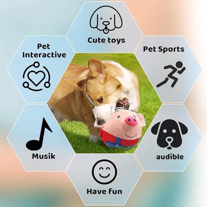 Interactive Dog Toys, Jumping Squeaky Dog Toys - Image 5