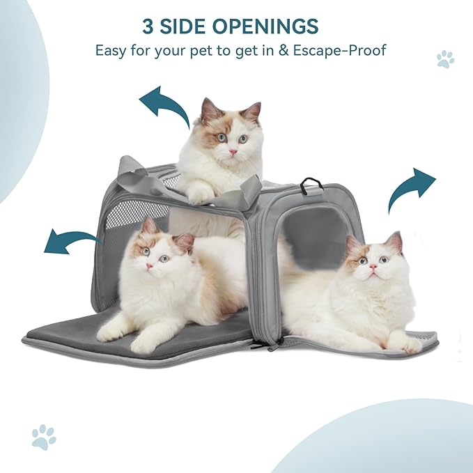 PETSFIT Cat Carrier Airline Approved, Soft Carrier - Image 6