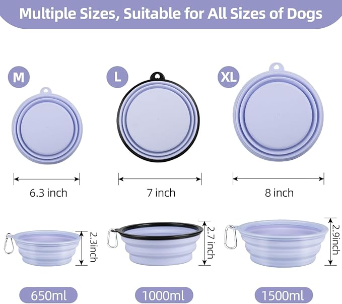 Kytely Collapsible Dog Bowls 2 Pack - Image 6