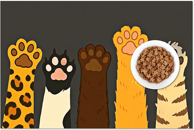 HOMETITUTE Cute Pet Feeding Mat Easy Clean Fast Dry Dog Food Mat - Image 8
