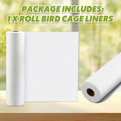 Drydiet 100 ft x 11 Inch Bird Cage Liner Disposable Cages Cushion Pad Mat - Image 3