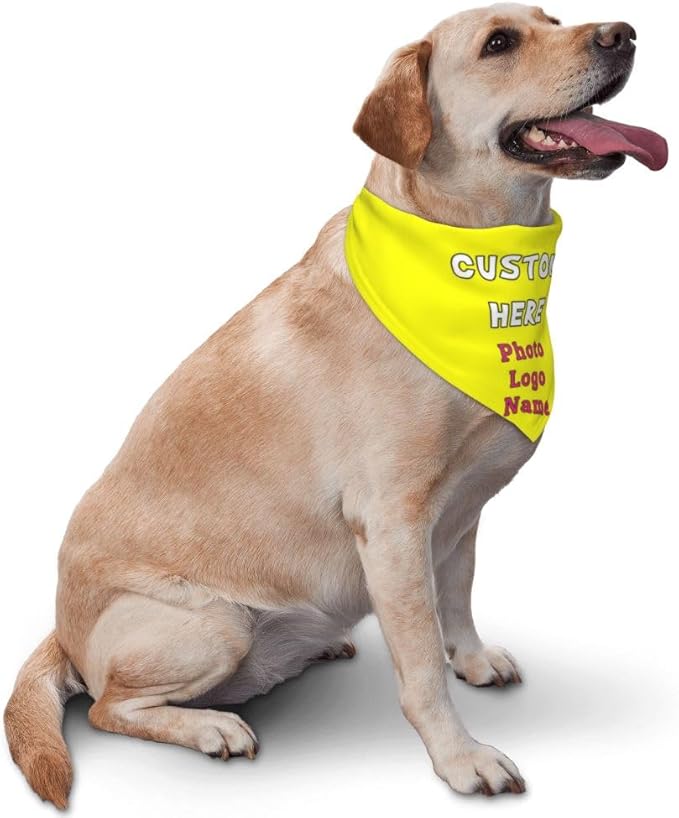 Custom Pet Scarf Dog Bandana - Image 2