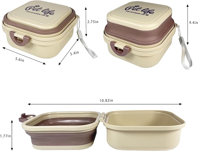 Collapsible Dog Water Bowl, Portable Dog Bowl - Image 5