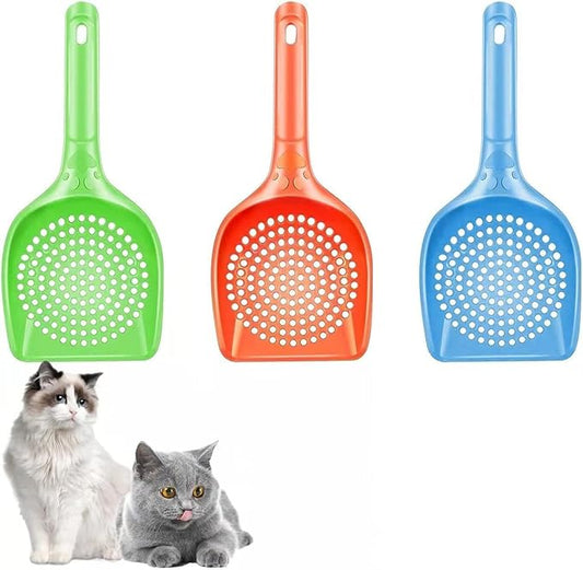 Cat Litter Scoop 3Pcs Cat Litter Scooper Long Handle Deep Shovel Cat Scooper by Eruinfang