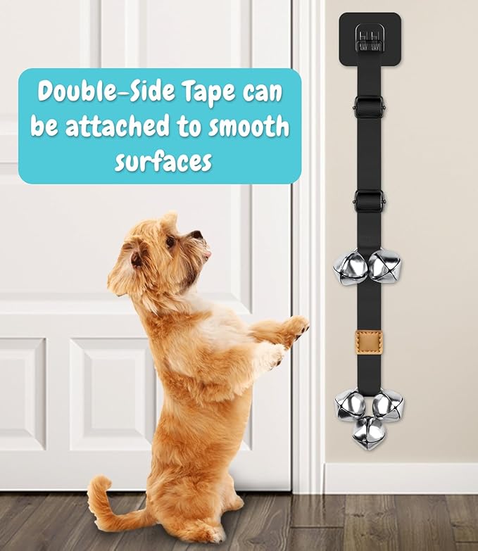 COOYOO Dog Doorbells, Adjustable Potty Training Dog Bells, Upgraded - Image 3