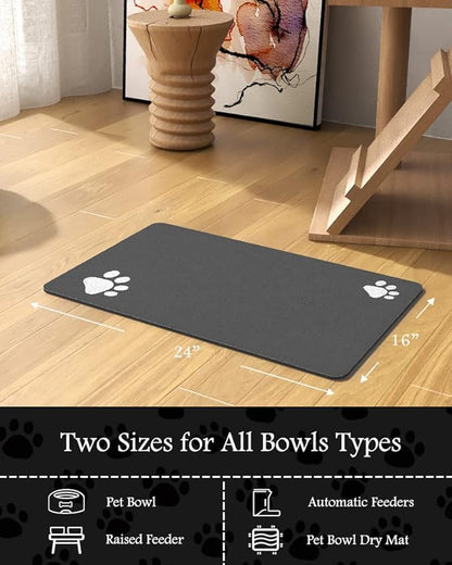 Pet Feeding Mat-Absorbent Dog Mat - Image 7