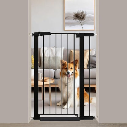 Fairy Baby Narrow Baby Gate 24.5"-29.5" Inch Wide, No Drill Metal Safety Gate by FairyBaby