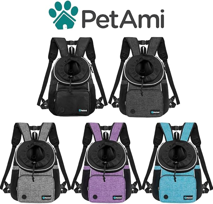 PetAmi Adjustable Dog & Cat Chest Carrier Backpack, Ventilated - Image 7