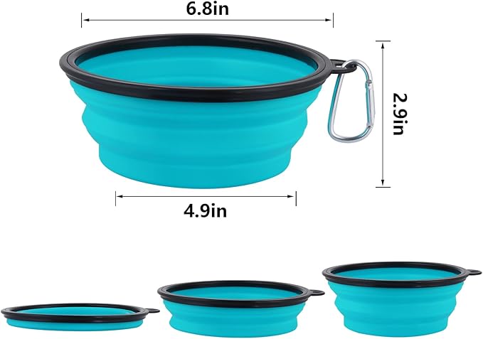 SLSON Dog Bowls Pet Collapsible Bowl - Image 5