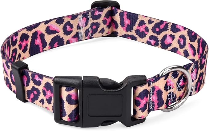 Mihqy Dog Collar with Bohemia Floral Tribal Geometric Patterns - Image 2