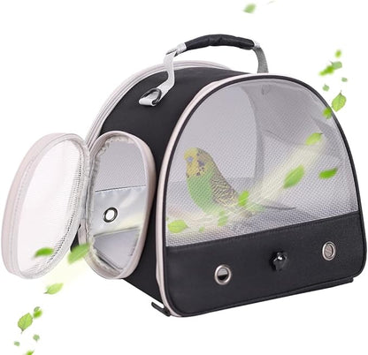 Bird Carrier, Portable Small Bird Parrot Parakeet Carrier by halinfer