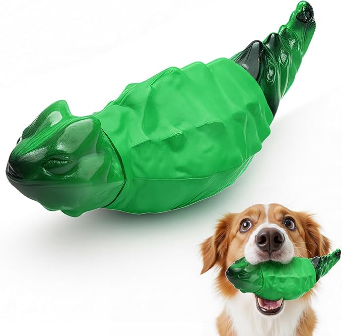 Dog Chew Toys for Aggressive Chewers, Indestructible Lizard Shape Tough Dog Toy by ZelingHTL