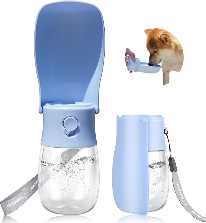 Foldable Dog Water Bottle, Portable Water Dispenser by AVELORA