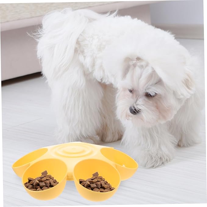 Mipcase Multipurpose Pet Feeding Bowl Plastic Multiple Compartment Feeder - Image 8