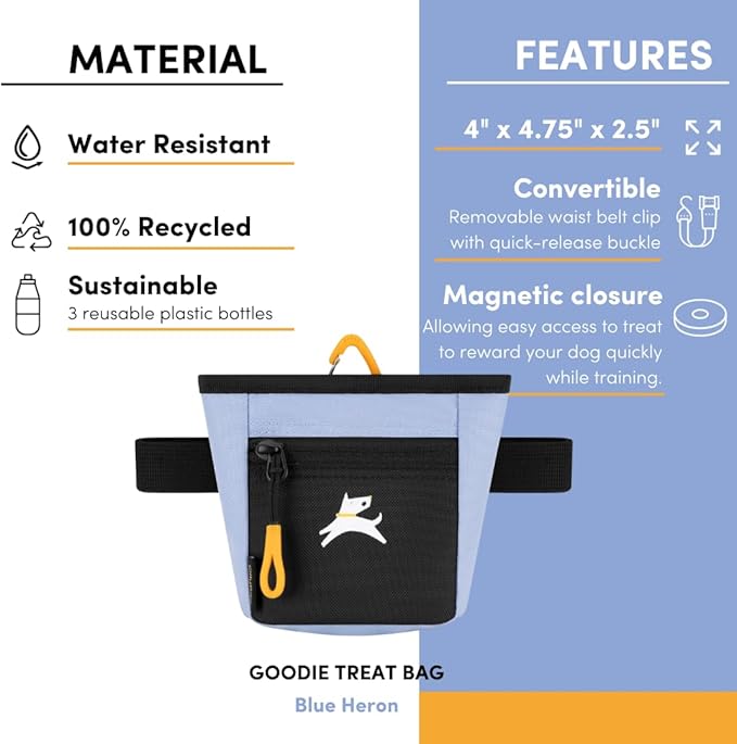 OllyDog Goodie Treat Bag, Dog Treat Pouch, Waist Belt Clip - Image 8