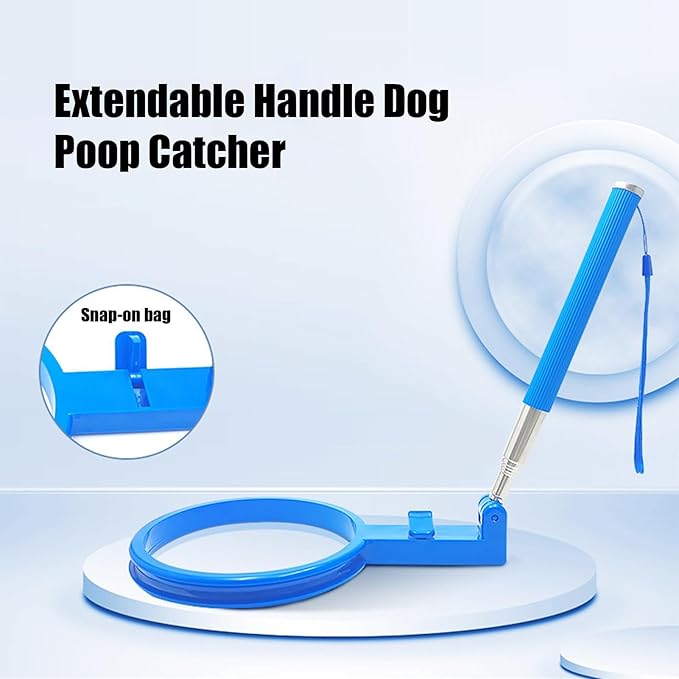 Pooper Scooper, Extendable Handle Bend-Free Pet Waste Collector - Image 7