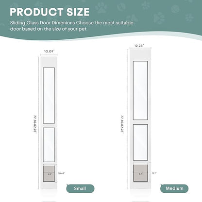 Sliding Glass Door Pet Door Insert - Image 2