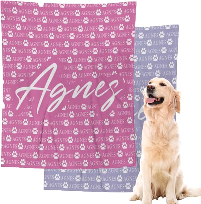 M YESCUSTOM Personalized Dog Blanket by MYESCUSTOM