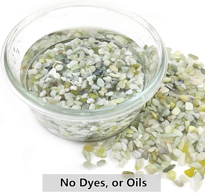 YISZM 2LB Succulent and Cactus Pebbles, 1/5 Inch Jade Natural Decorative - Image 3