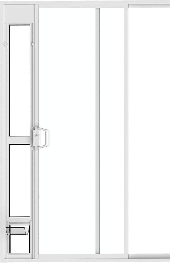 Hakuna Pets White Glass Patio Pet Door by HakunaPets