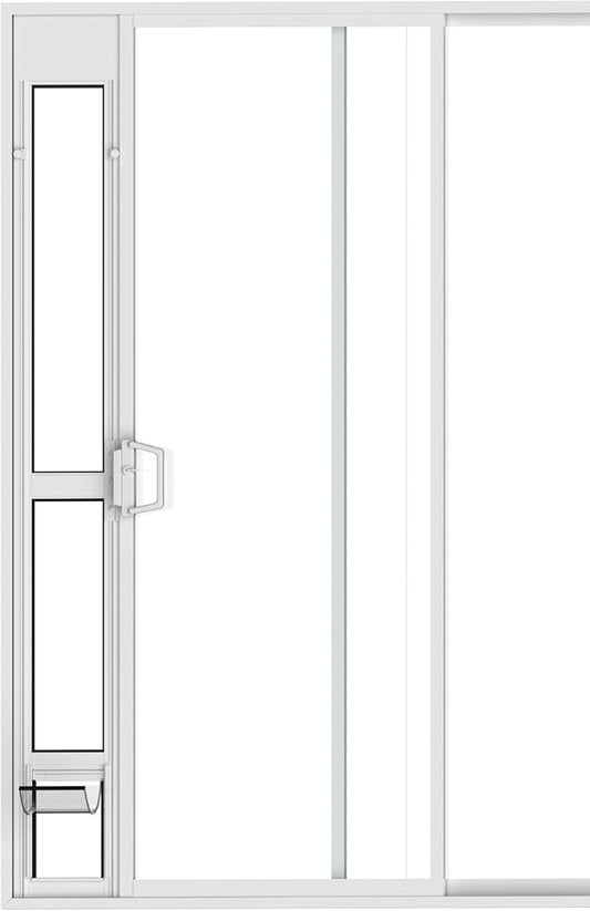 Hakuna Pets White Glass Patio Pet Door by HakunaPets