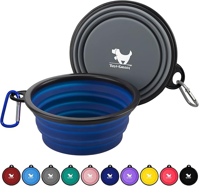 Collapsible Dog Bowls for Travel, BPA Free) by Rest-Eazzzy