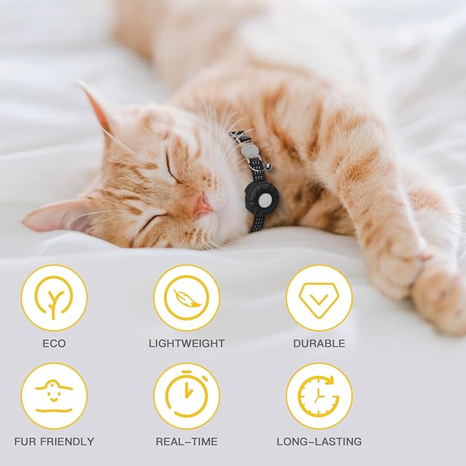 GPS Tracker for Cats, Mini GPS Cat Tracker, Smart Pet Activity Tracker - Image 6