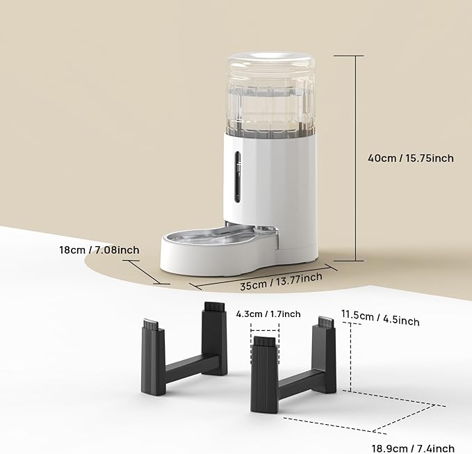 CZPET Elevated Dog Water Bowl Dispenser - Image 3