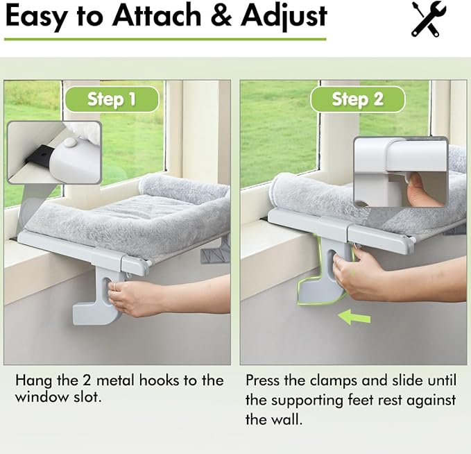 Zoratoo Cat Window Sill Perch - Image 4