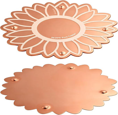 Copper Bird Bath Purification Disk, Outdoor Bird Bowls All-Season - Image 6
