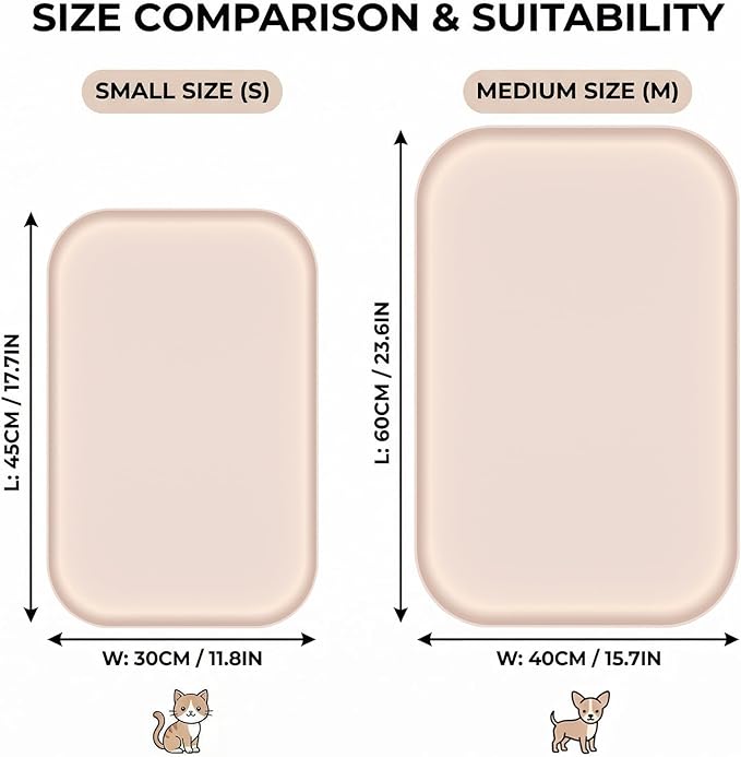 BLESWIN Non-Slip Silicone Dog Food Mat - Image 2