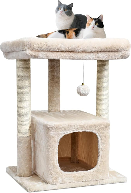 SYANDLVY 27" Cat Tree for Indoor Cats, Activity Tower by SYANDLVY