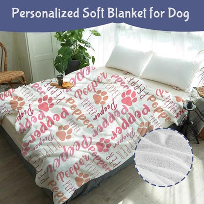 Personalized Cute Dog Blanket - Image 6
