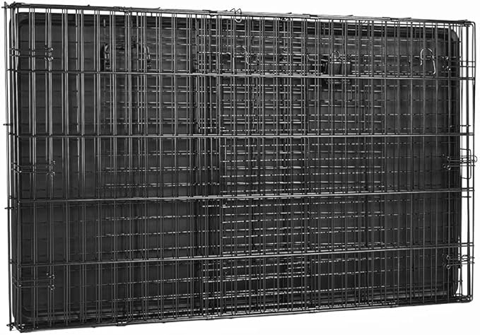Amazon Basics Portable, Foldable Metal Wire Dog Crate - Image 4