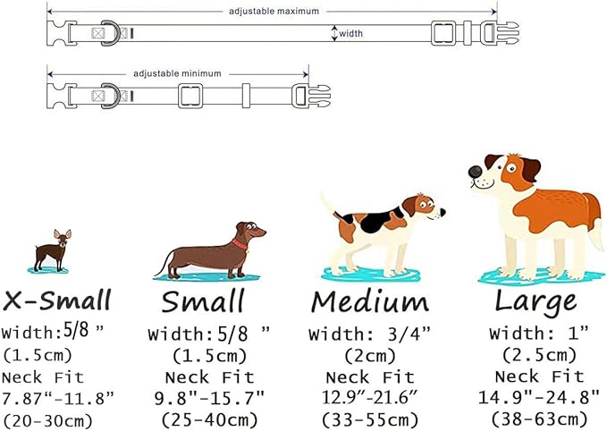 Mihqy Dog Collar with Bohemia Floral Tribal Geometric Patterns - Image 3