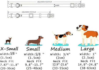 Mihqy Dog Collar with Bohemia Floral Tribal Geometric Patterns - Image 3