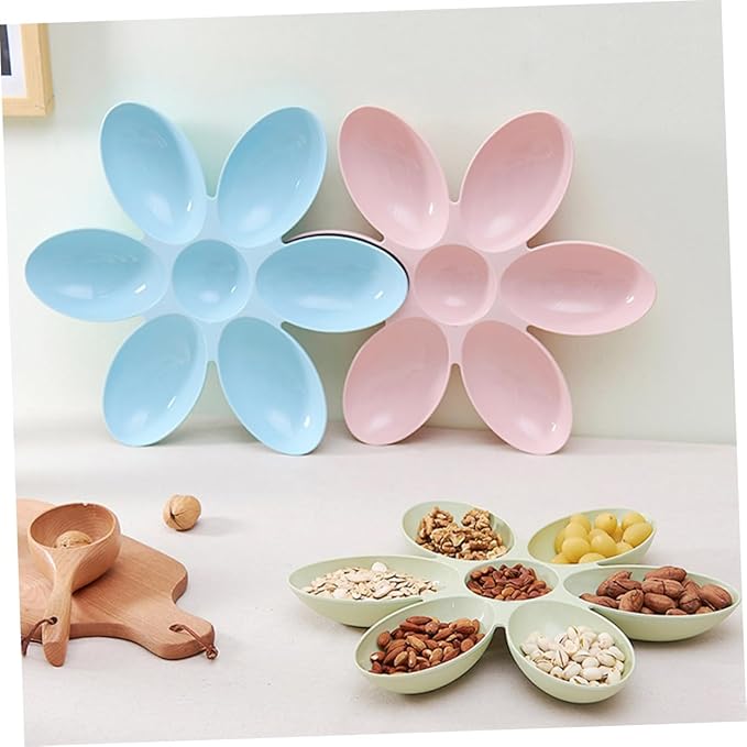 ERINGOGO PET Feeding Bowl for Cats and Dogs Flower Petal Shaped Pink 6-in-1 - Image 6