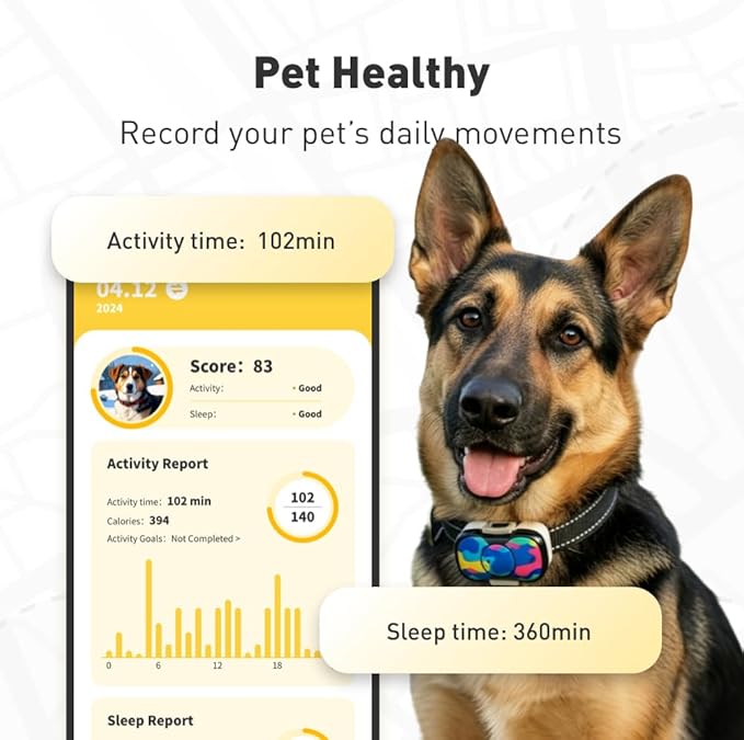 4G Smart GPS Dog Tracker with Real-Time Location, Virtual Fence & Activity - Image 3