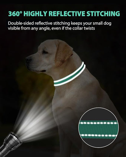 Joytale Dog Collars for Medium Dogs, Comfortable Double-Sided Reflective Nylon - Image 5