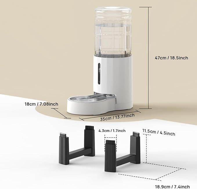 CZPET Elevated Dog Water Bowl Dispenser - Image 5