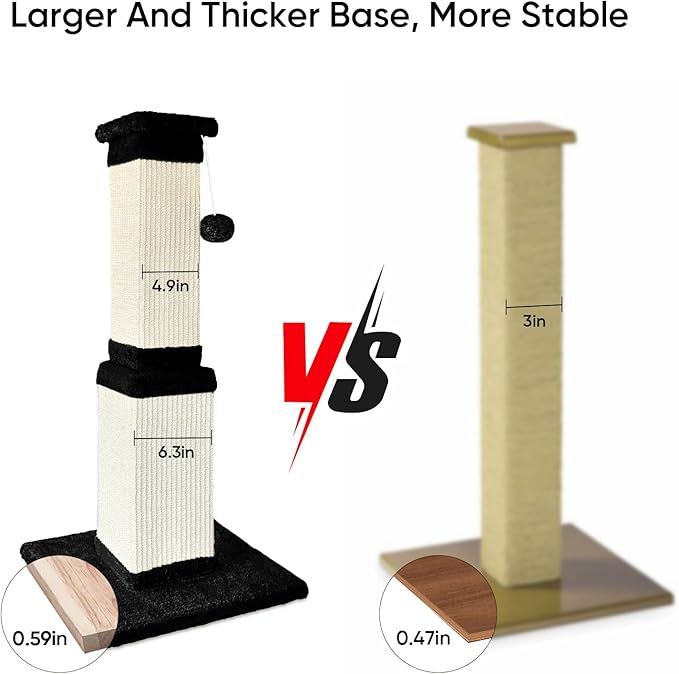 Cat Scratching Post, 32 Inch Cat Scratching Posts - Image 5