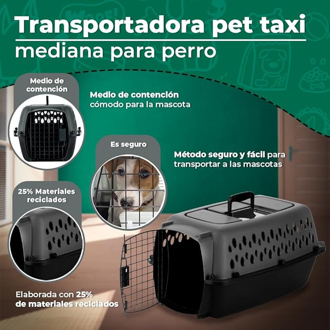 Petmate Pet Porter Dog Kennel 23", Dark Gray & Black, - Image 7