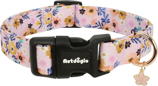 Dog Collar for Extra Small Dogs, Spring Pink Dog Collars by Unknown