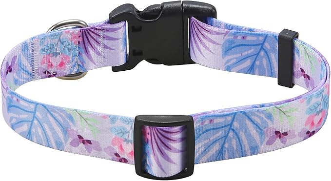Mihqy Dog Collar with Bohemia Floral Tribal Geometric Patterns - Image 2