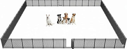 Dog Fence Outdoor Indoor, 47 Inches Height 08 Panels Dog Playpen by Petorldog